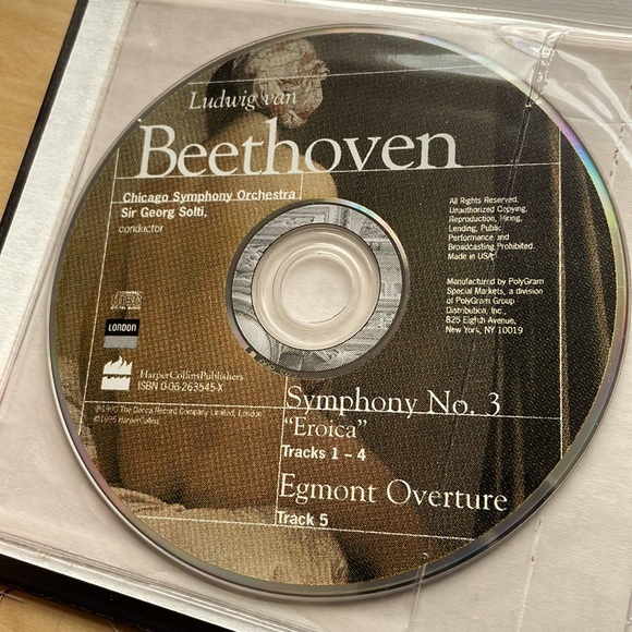 CD: Beethoven - Symphony No. 3 “Eroica“ | The Egmont Overture. - Picture 5 of 5